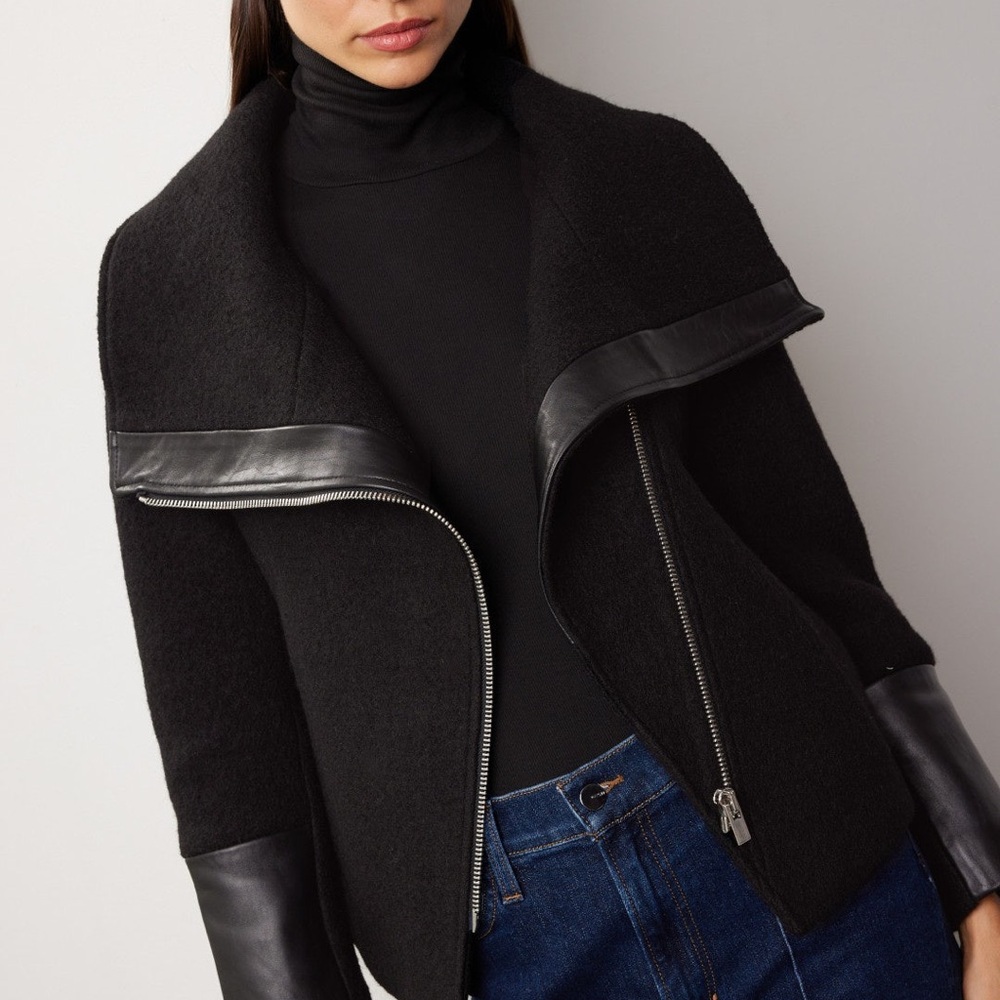 Club Monaco Holli Cropped Jacket, L - Picture 2 of 16